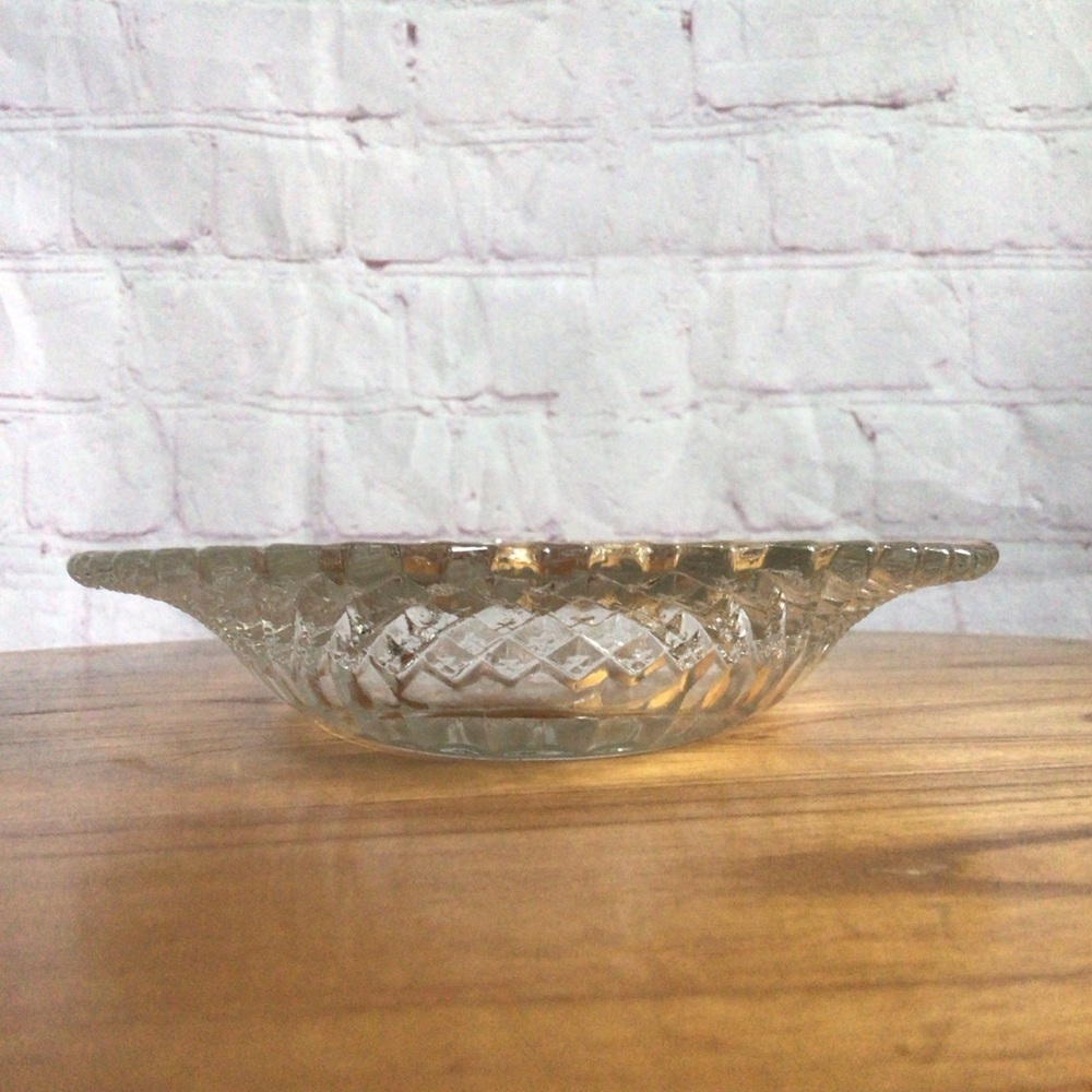 Vintage Anchor Hocking Miss America Clear Glass Oval Dish - Picture 5 of 6